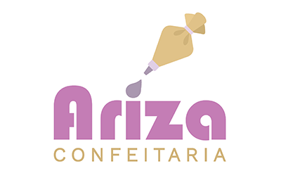 Ariza Confeitaria Logo Design Work